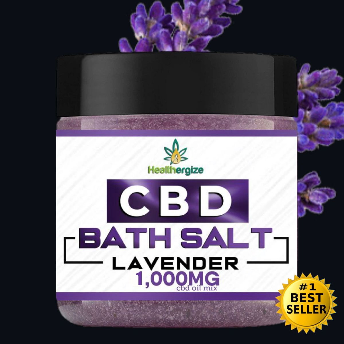CBD INFUSED LAVENDER BATH SALT SPA